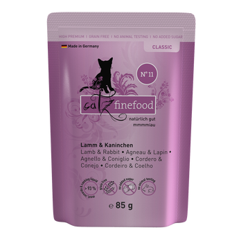 Catz Finefood Classic lamb & rabbit wet cat food – cranberries & carrot