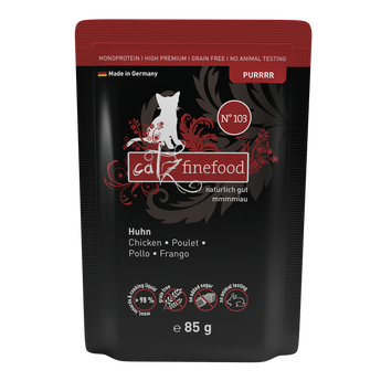 Catz Finefood PURRRR chicken grain-free wet cat food – monoprotein