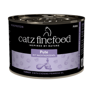 Catz Finefood PURRRR Turkey N°117 Grain-Free Wet Cat Food – 200g package front