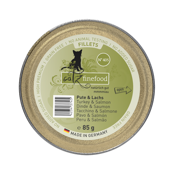 Catz Finefood Fillets No.405 Cat Food – Turkey, Chicken & Salmon