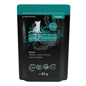 Catz Finefood PURRRR deer grain-free wet cat food – monoprotein