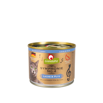 GranataPet Symphonie No.4 Salmon & Turkey grain-free wet cat food