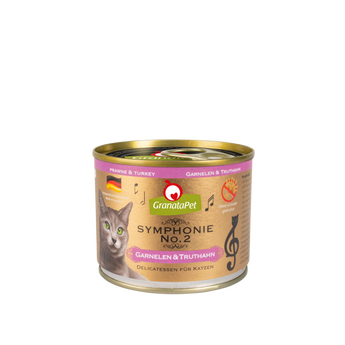 GranataPet Symphonie No.2 Prawns & Turkey grain-free wet cat food