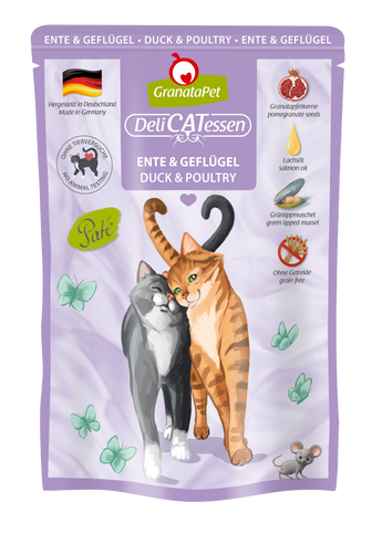 GranataPet Duck & Poultry grain-free wet cat food – DeliCATessen