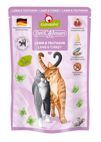 GranataPet DeliCATessen Lamb & Turkey grain-free wet cat food