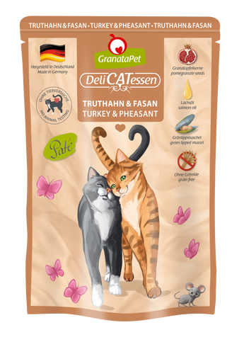 GranataPet DeliCATessen Turkey & Pheasant grain-free wet cat food – DeliCATessen
