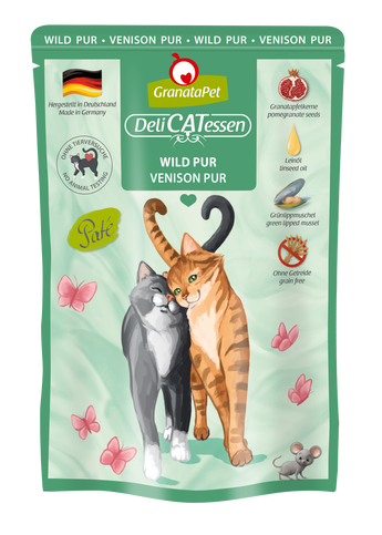 GranataPet DeliCATessen Venison PUR grain-free wet cat food – DeliCATessen