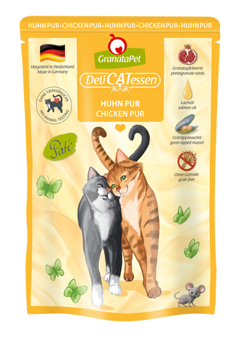 GranataPet DeliCATessen Chicken PUR grain-free wet cat food – monoprotein chicken