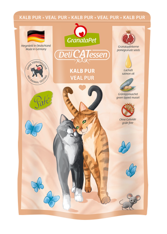 GranataPet DeliCATessen Veal Pur grain-free wet cat food