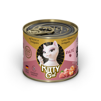 KITTY Paté Turkey & Shrimps grain-free wet cat food – DIVA-Effect