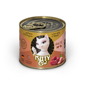 KITTY Paté Beef & Turkey grain-free wet cat food – DIVA-Effect