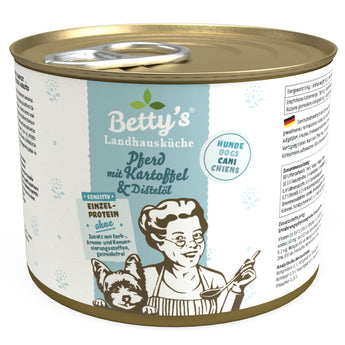 Betty’s Country Kitchen Sensitive Horse & Potato wet dog food – grain-free