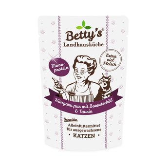 Betty’s Wet Cat Food – Pure Kangaroo, Made in Germany