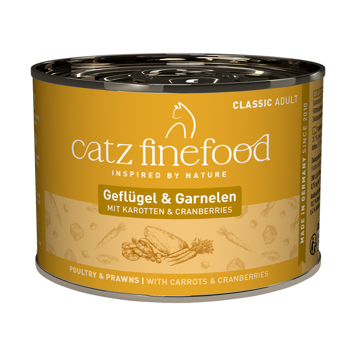 Catz Finefood Classic Poultry & Prawns N°17 Grain-Free Wet Cat Food