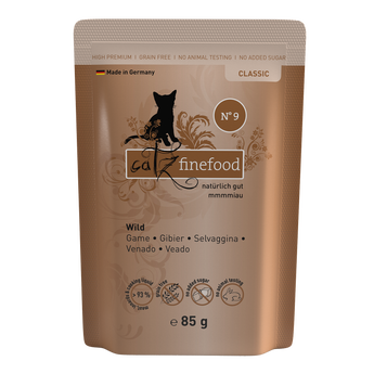 Catz Finefood Classic Wild Game Wet Cat Food – potato & cranberry