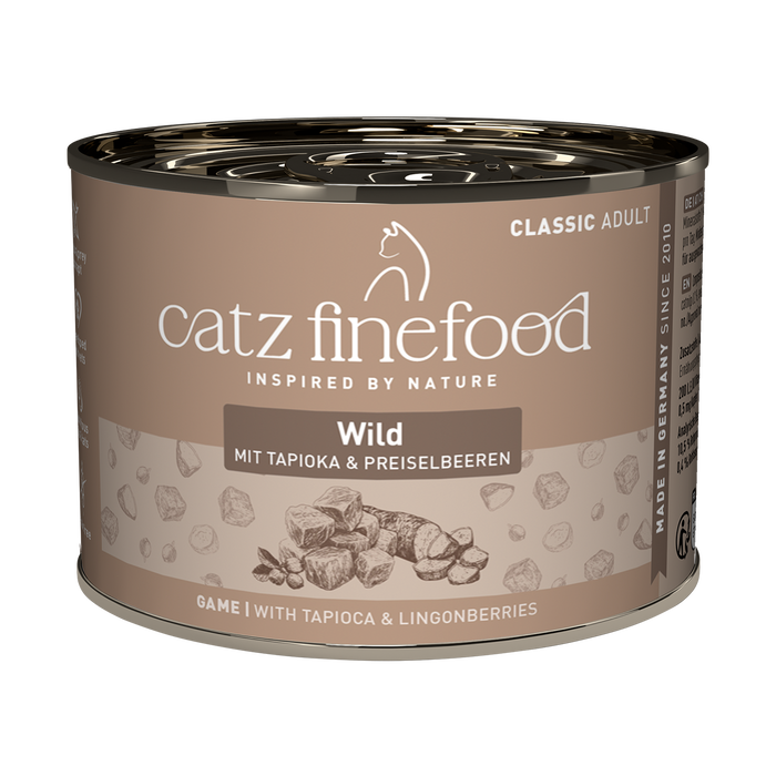 Catz Finefood Classic Wild Meat (Venison) N°9 Grain-Free Wet Cat Food