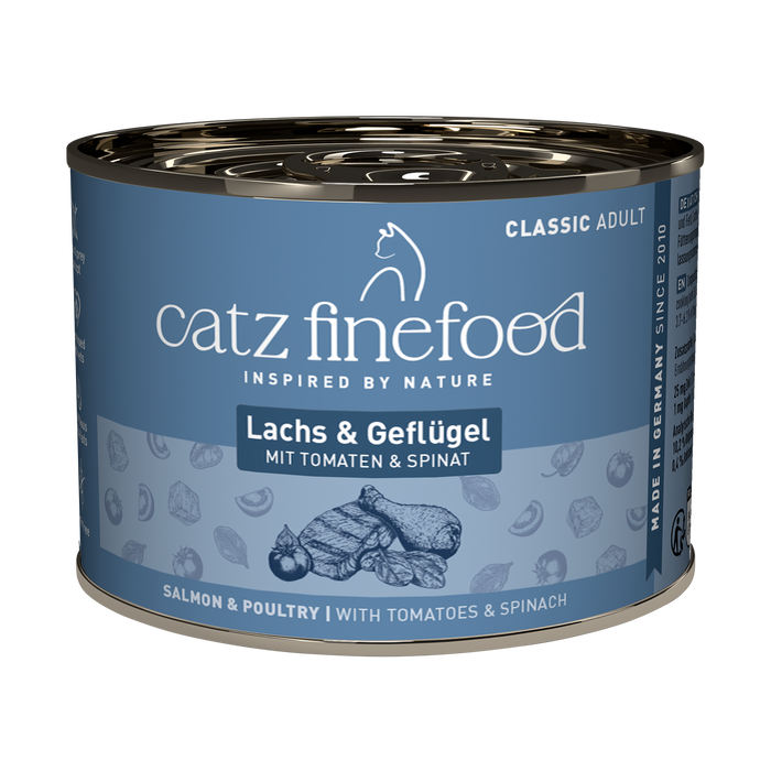 Catz Finefood Classic Salmon & Poultry N°5 Grain-Free Wet Cat Food