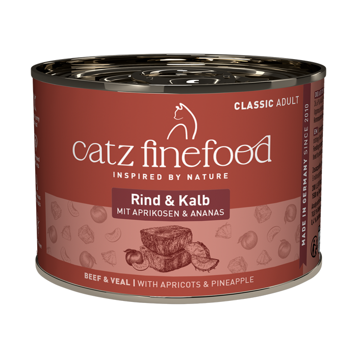 Catz Finefood Classic Beef & Veal N°7 Grain-Free Wet Cat Food