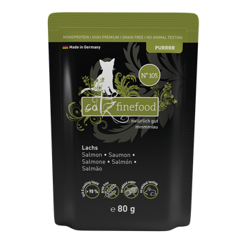 Catz Finefood PURRRR salmon grain-free wet cat food – monoprotein
