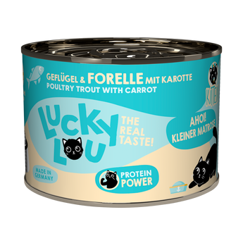 Lucky Lou Kitten Food – Poultry & Trout with Carrot Grain-Free