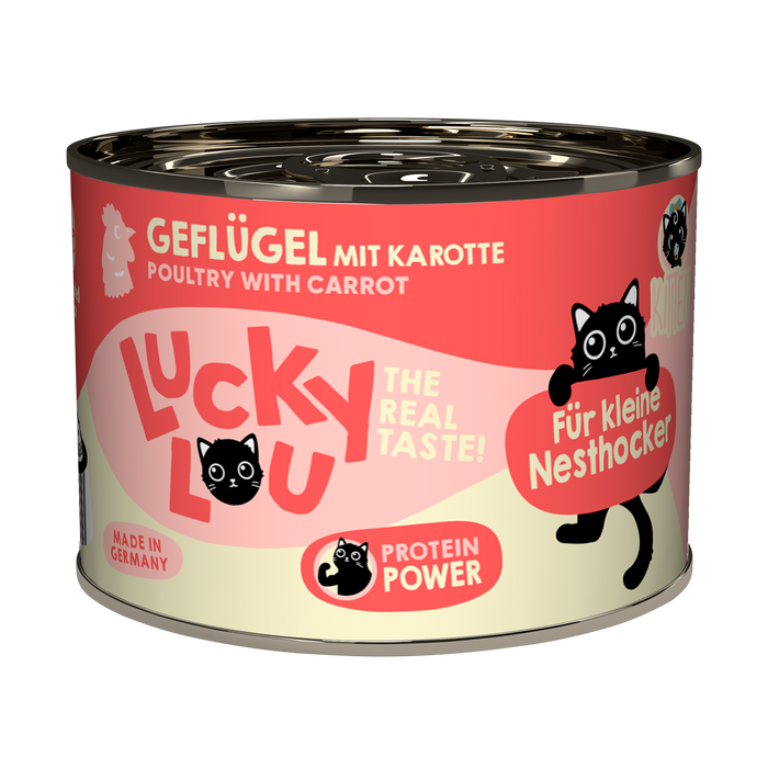 Lucky Lou Life Stage Kitten Poultry with Carrots Grain-Free Wet Cat Food