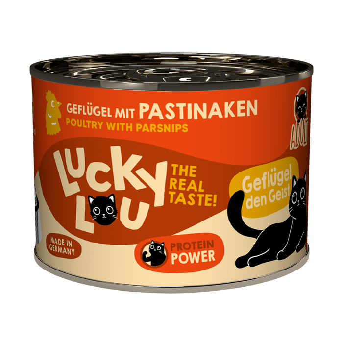 Lucky Lou Life Stage Adult Poultry with Parsnip Grain-Free Wet Cat Food