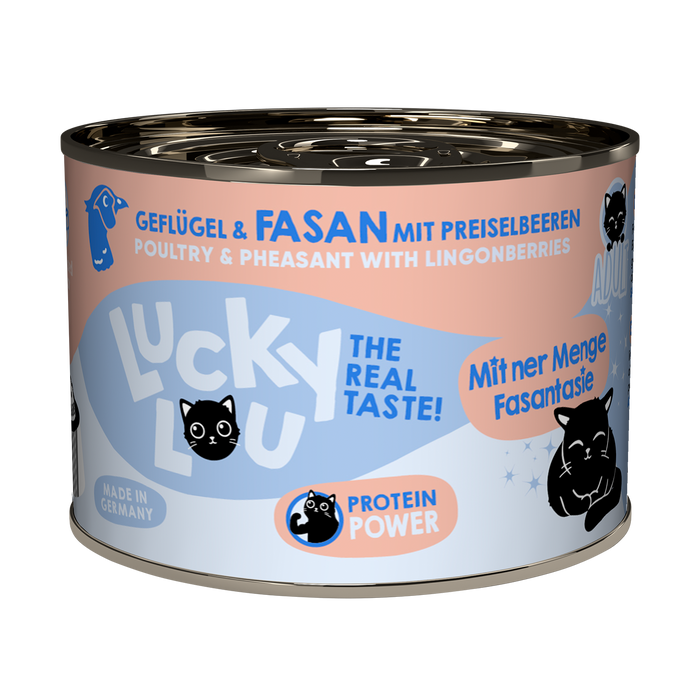 Lucky Lou Life Stage Adult Poultry & Pheasant with Cranberries Grain-Free Wet Cat Food