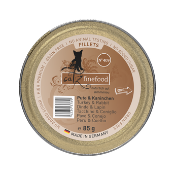 Catz Finefood Fillets No.409 Cat Food – Turkey, Chicken & Rabbit