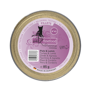 Catz Finefood Fillets No.411 Cat Food – Turkey, Chicken & Lamb