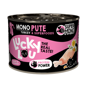 Lucky Lou SuperMono Turkey Monoprotein Wet Cat Food 200g Can