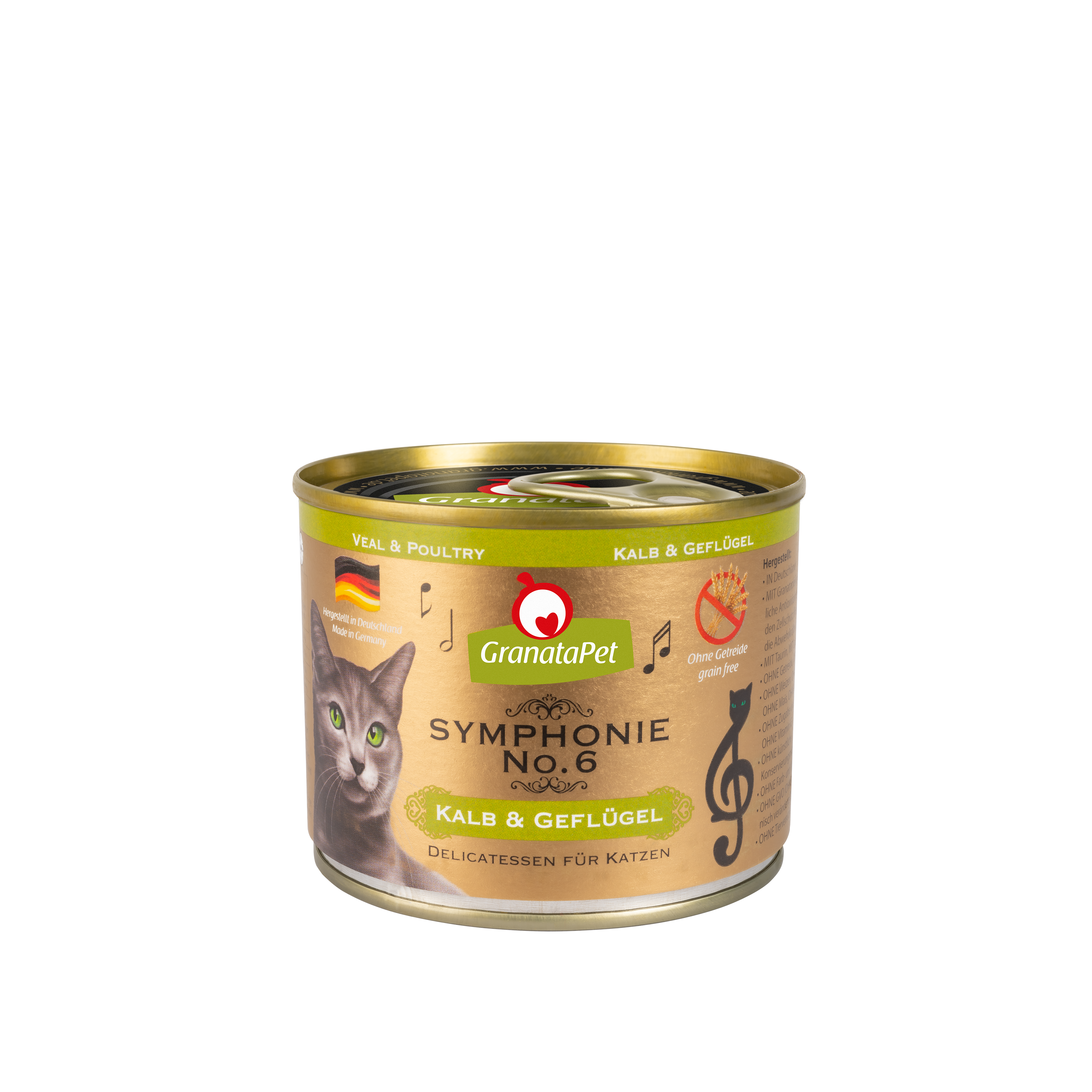 GranataPet Symphonie Cat Wet Food No.6 - Veal & Poultry 100g/200g