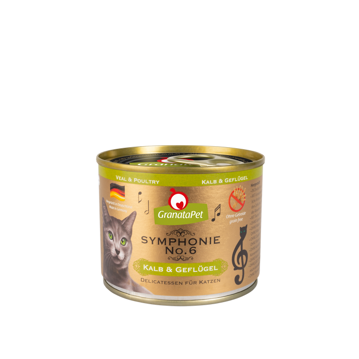 GranataPet Symphonie No.6 Veal & Poultry Grain-Free Wet Cat Food
