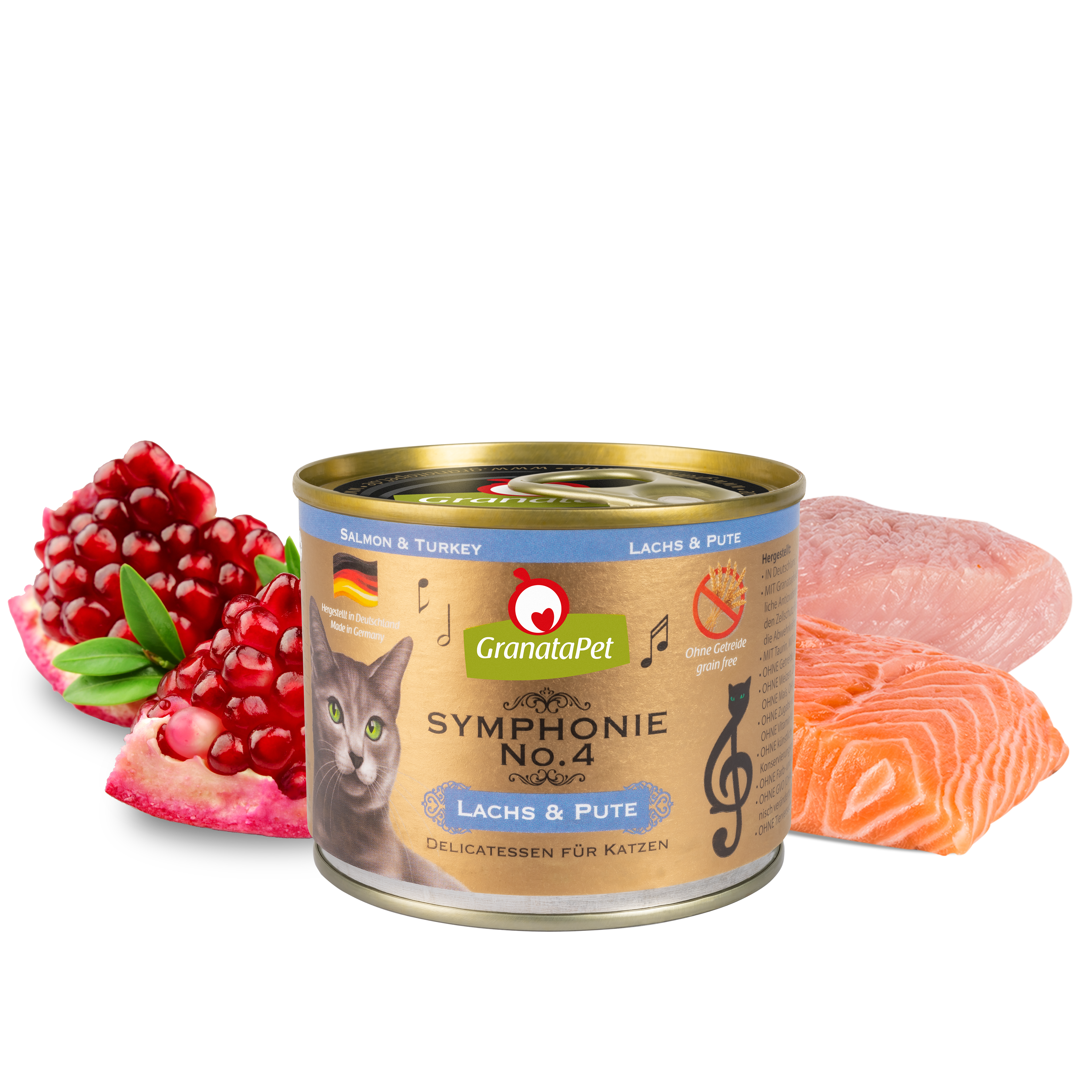 GranataPet Symphonie Cat Wet Food No.4 - Salmon & Turkey 100g/200g