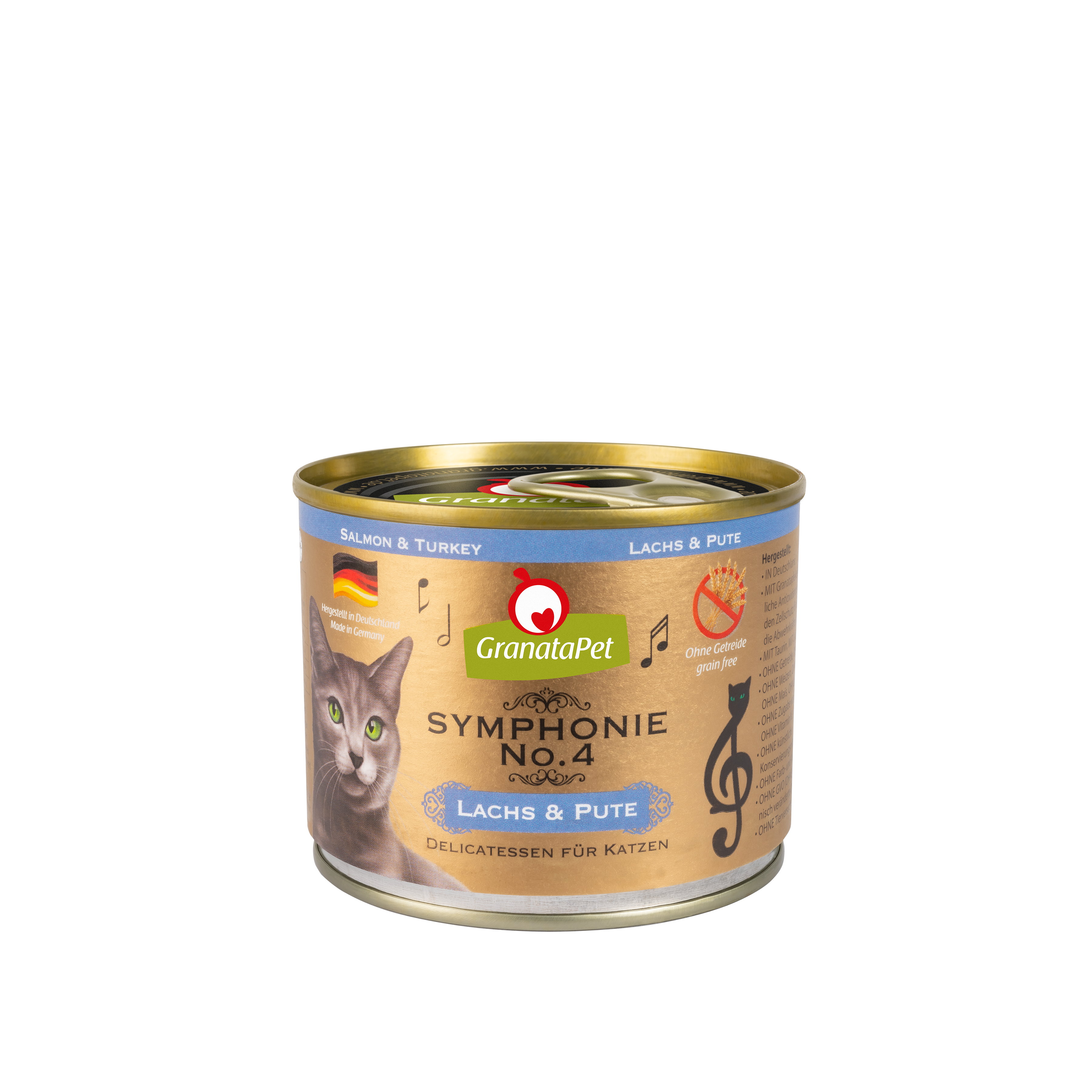 GranataPet Symphonie Cat Wet Food No.4 - Salmon & Turkey 100g/200g