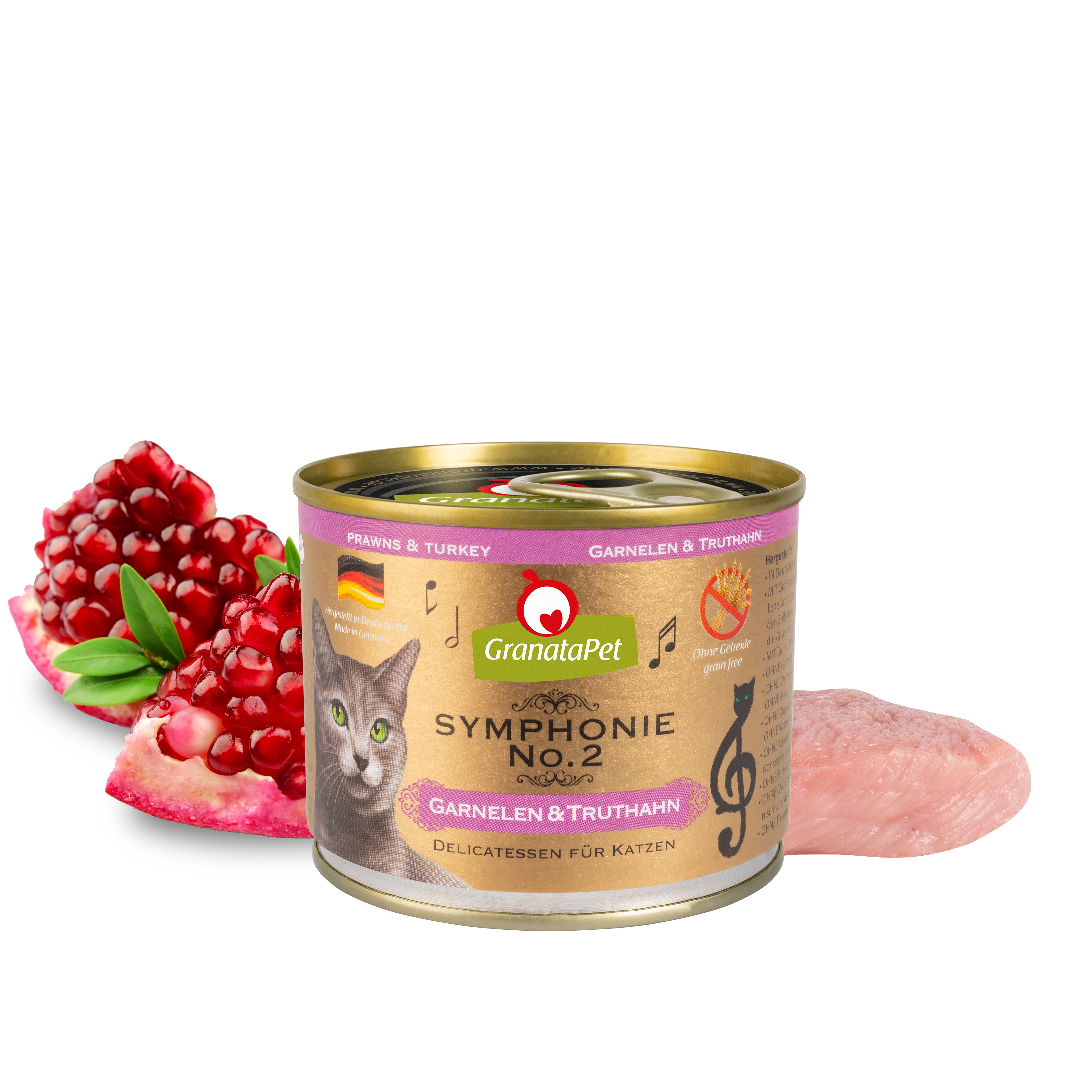 GranataPet Symphonie Cat Wet Food No.2 - Prawns & Turkey 100g/200g