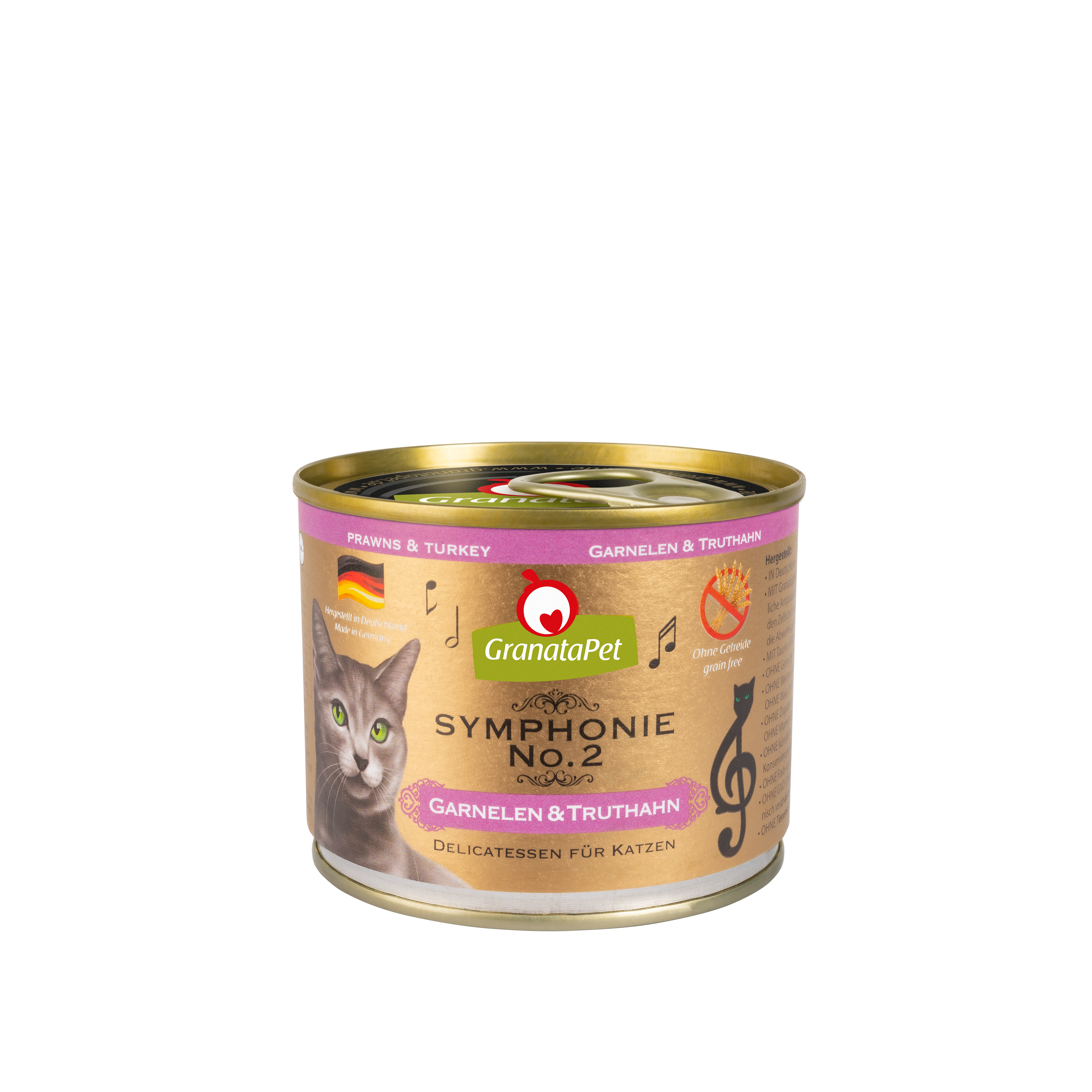 GranataPet Symphonie Cat Wet Food No.2 - Prawns & Turkey 100g/200g