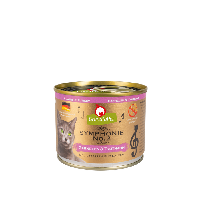 GranataPet Symphonie No.2 Prawns & Turkey Grain-Free Wet Cat Food