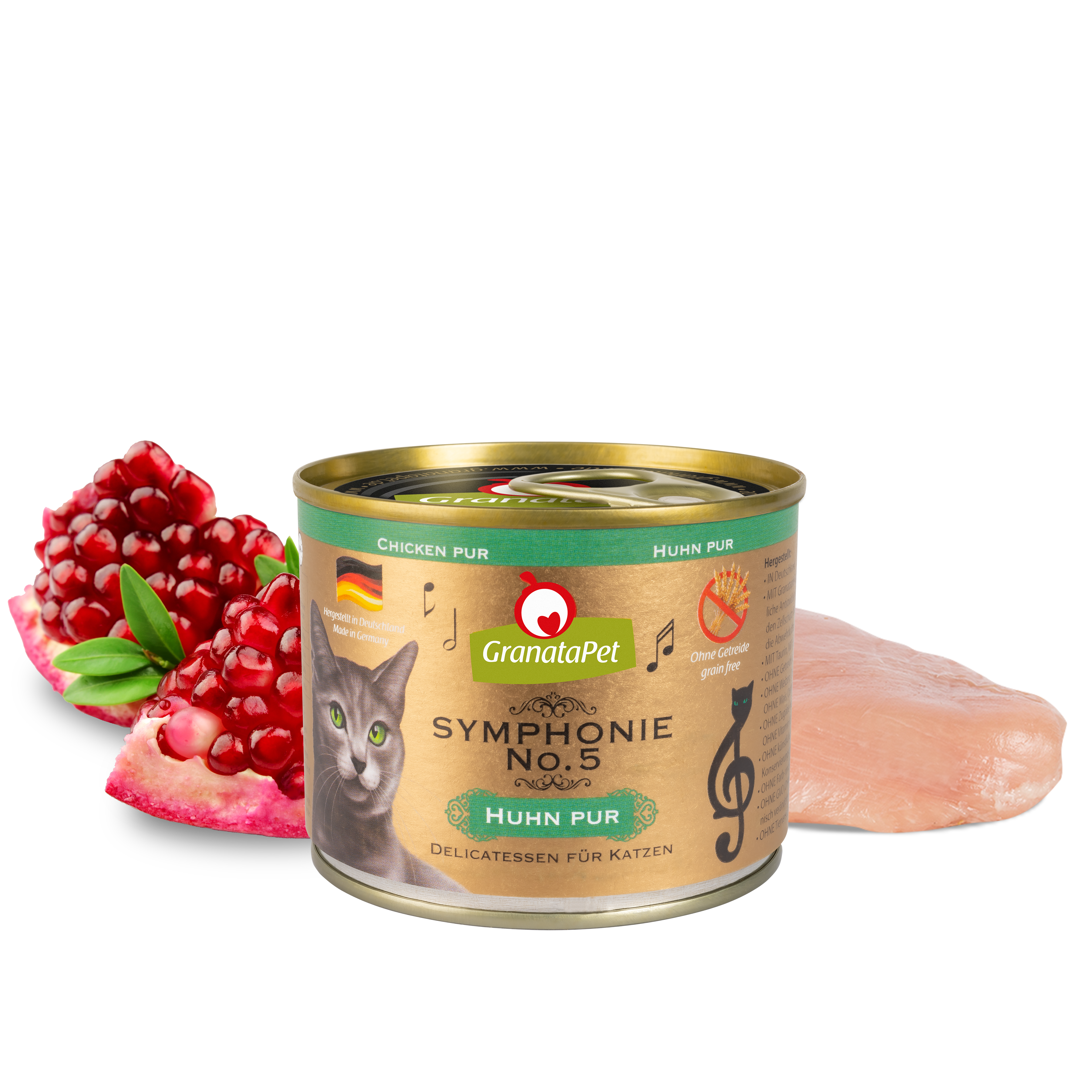 GranataPet Symphonie Cat Wet Food No.5 - Chicken PUR 100g/200g