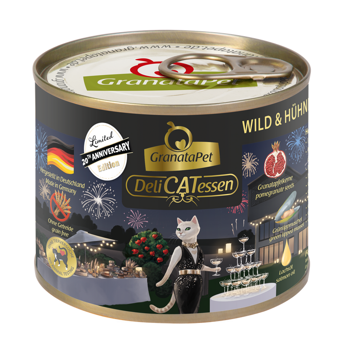 GranataPet DeliCatessen 20th Anniversary Venison & Chicken Hearts Grain-Free Wet Cat Food