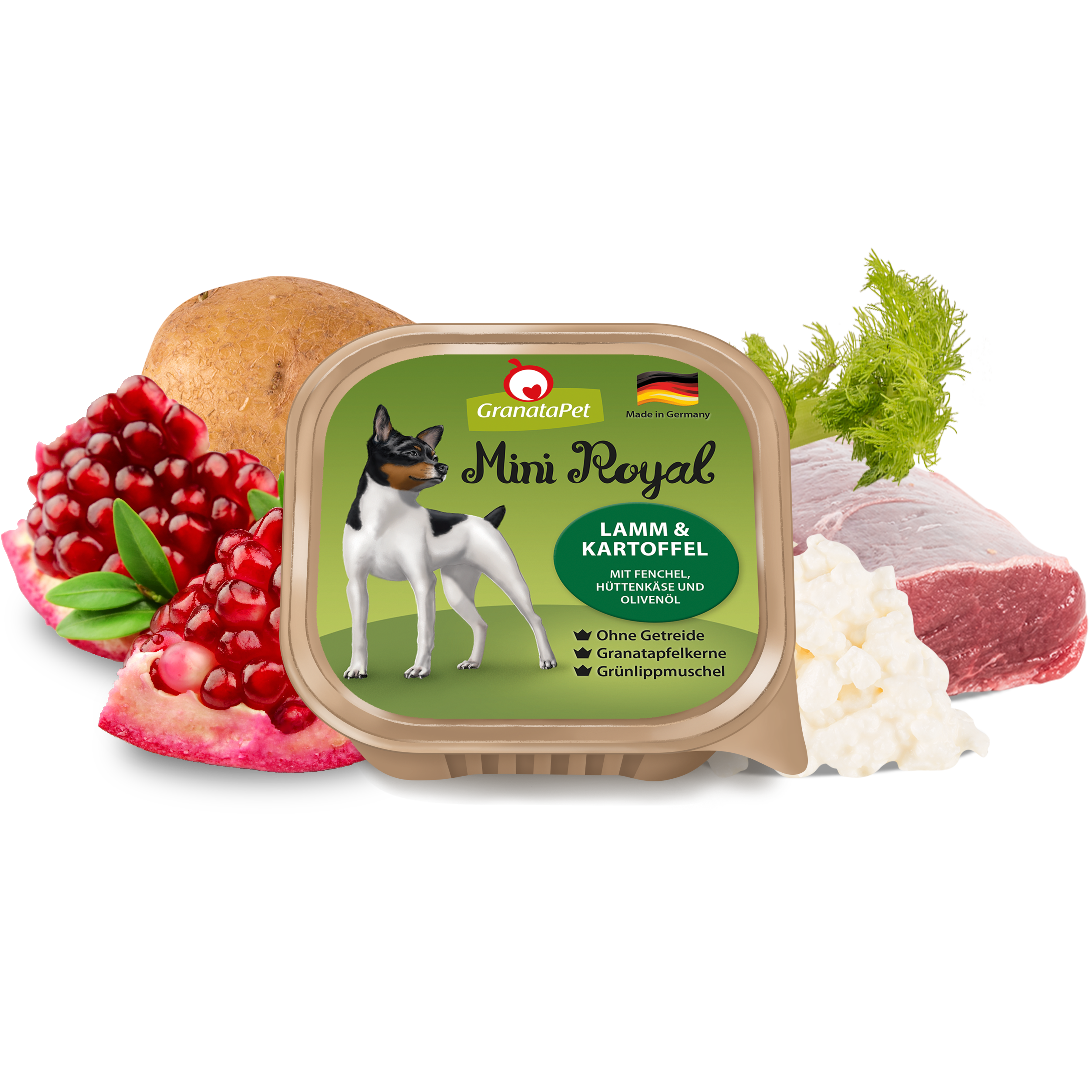 GranataPet Mini Royal Dog Wet Food - Lamb & Potato 150g