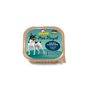 GranataPet Mini Royal Nourriture humide pour chien – Veau et Coney 150 g