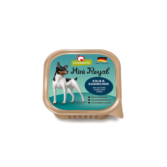 GranataPet Mini Royal Veal & Coney Grain-Free Wet Dog Food 150g