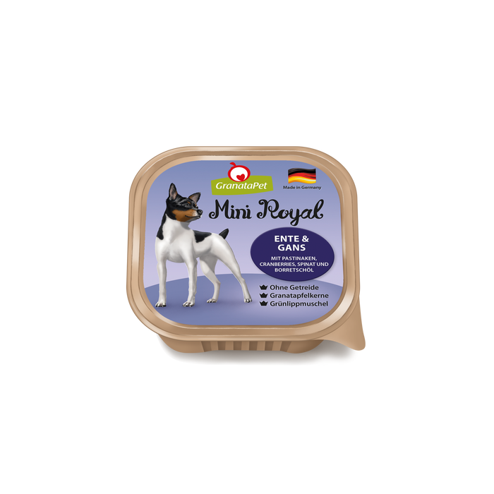 GranataPet Mini Royal Duck & Goose Grain-Free Wet Dog Food 150g