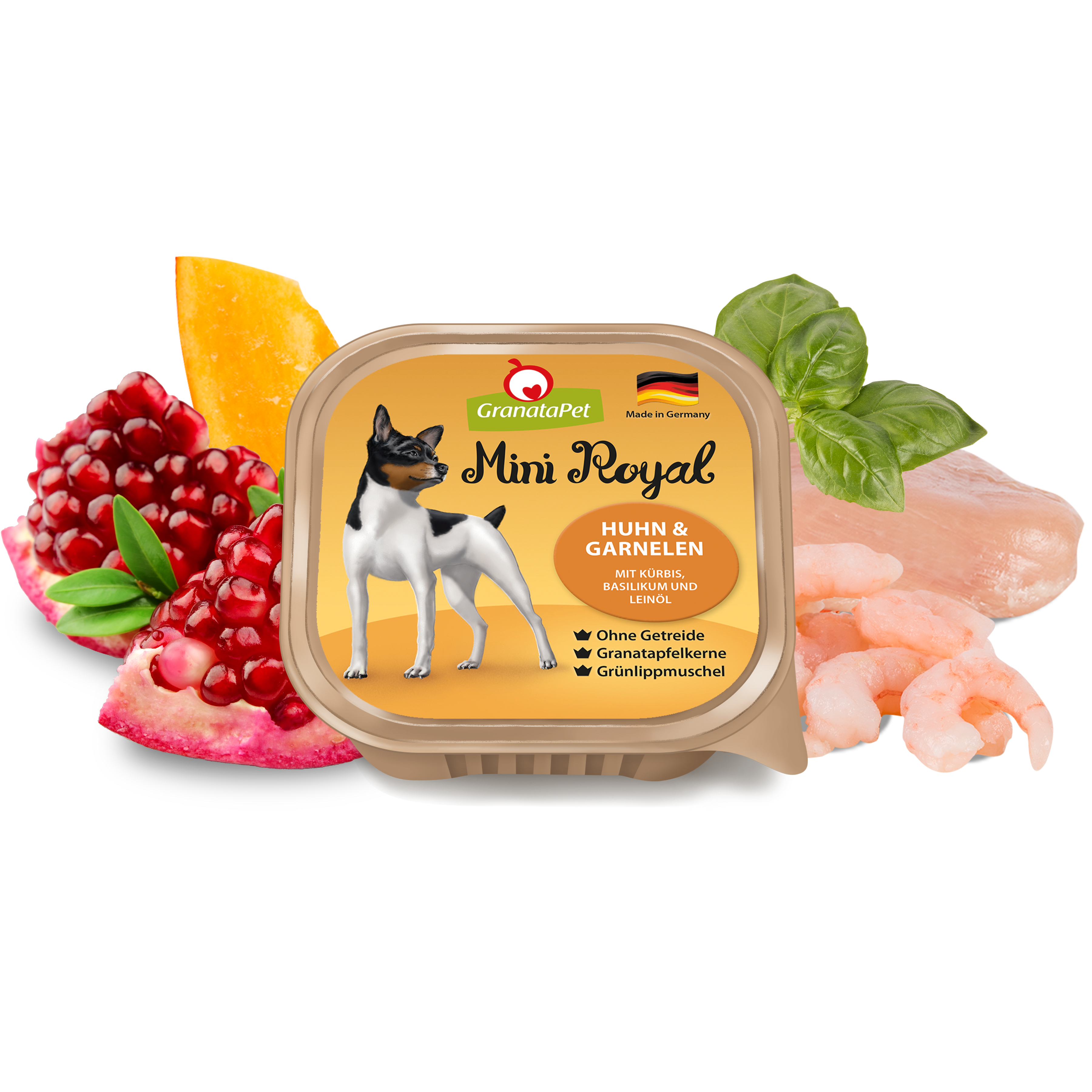 GranataPet Mini Royal Dog Wet Food - Chicken & Prawns 150g