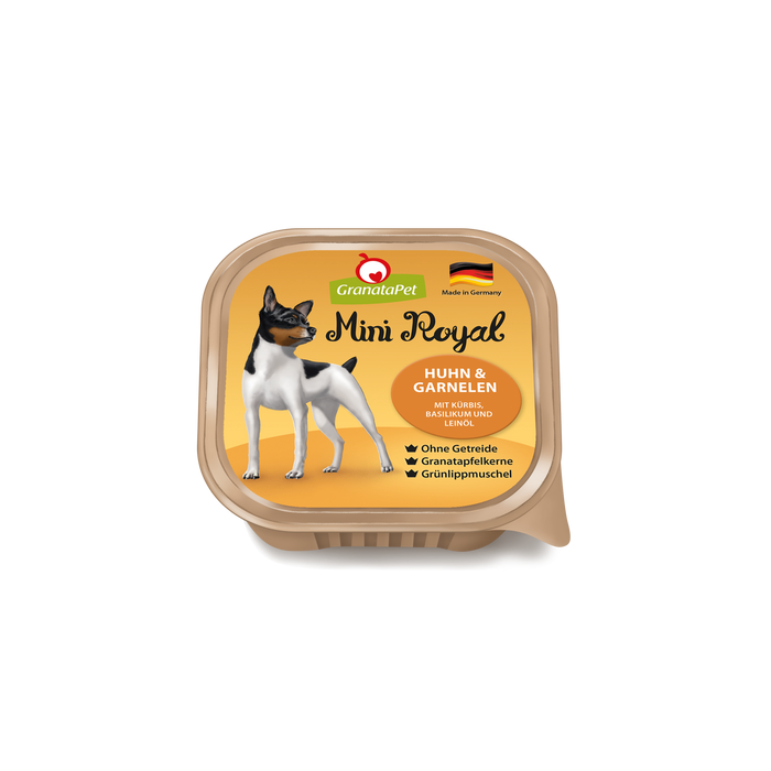 GranataPet Mini Royal Chicken & Prawns Grain-Free Wet Dog Food 150g