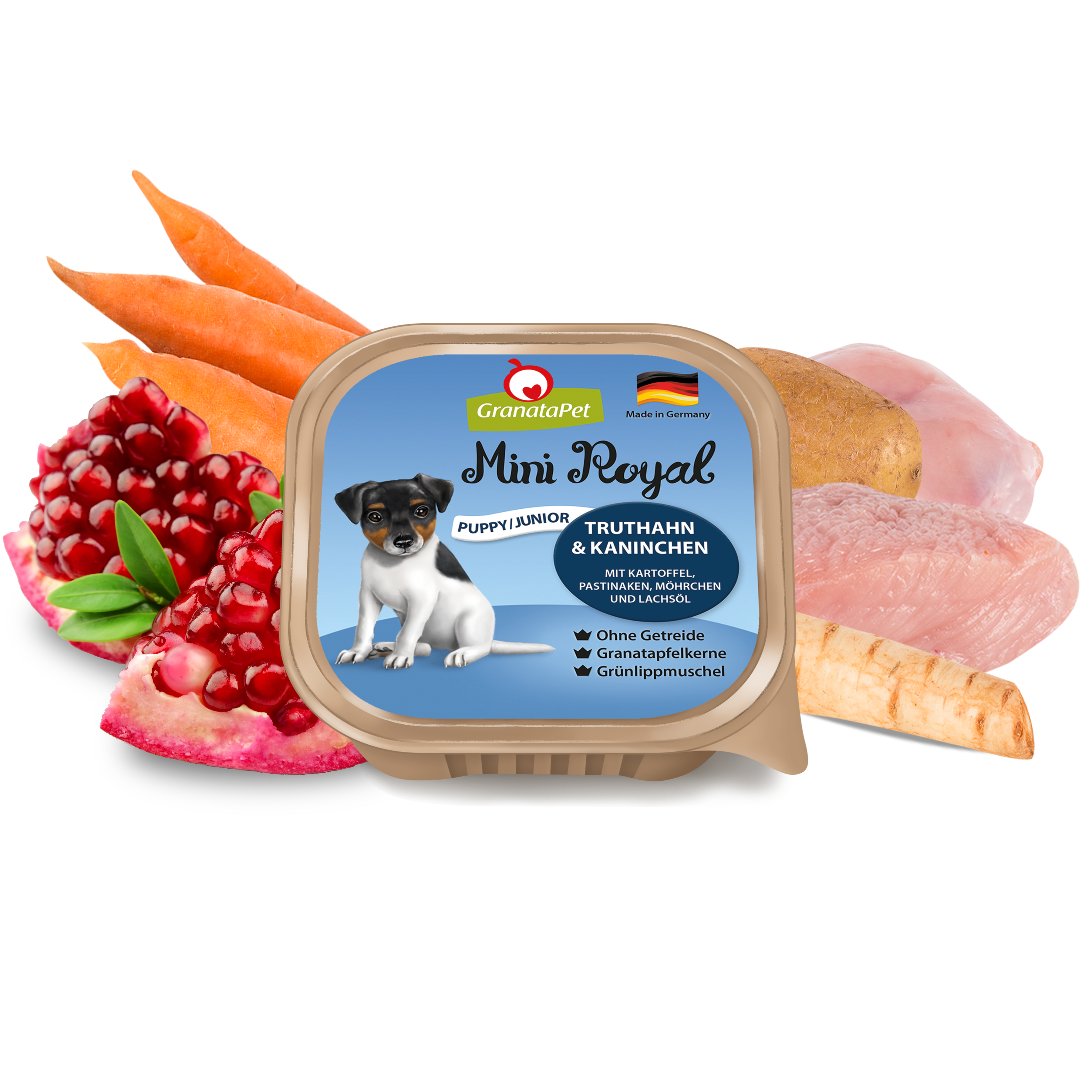 GranataPet Mini Royal Dog Wet Food - Turkey & Coney Puppy/Junior 150g