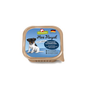 GranataPet Mini Royal Nourriture humide pour chien – Dinde et Coney Chiot/Junior 150 g
