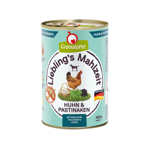 GranataPet Liebling's Mahlzeit Chicken & Parsnips Grain-Free Wet Dog Food 400g