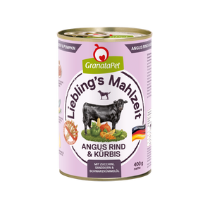GranataPet Liebling's Mahlzeit Angus Beef & Pumpkin Grain-Free Wet Dog Food 400g