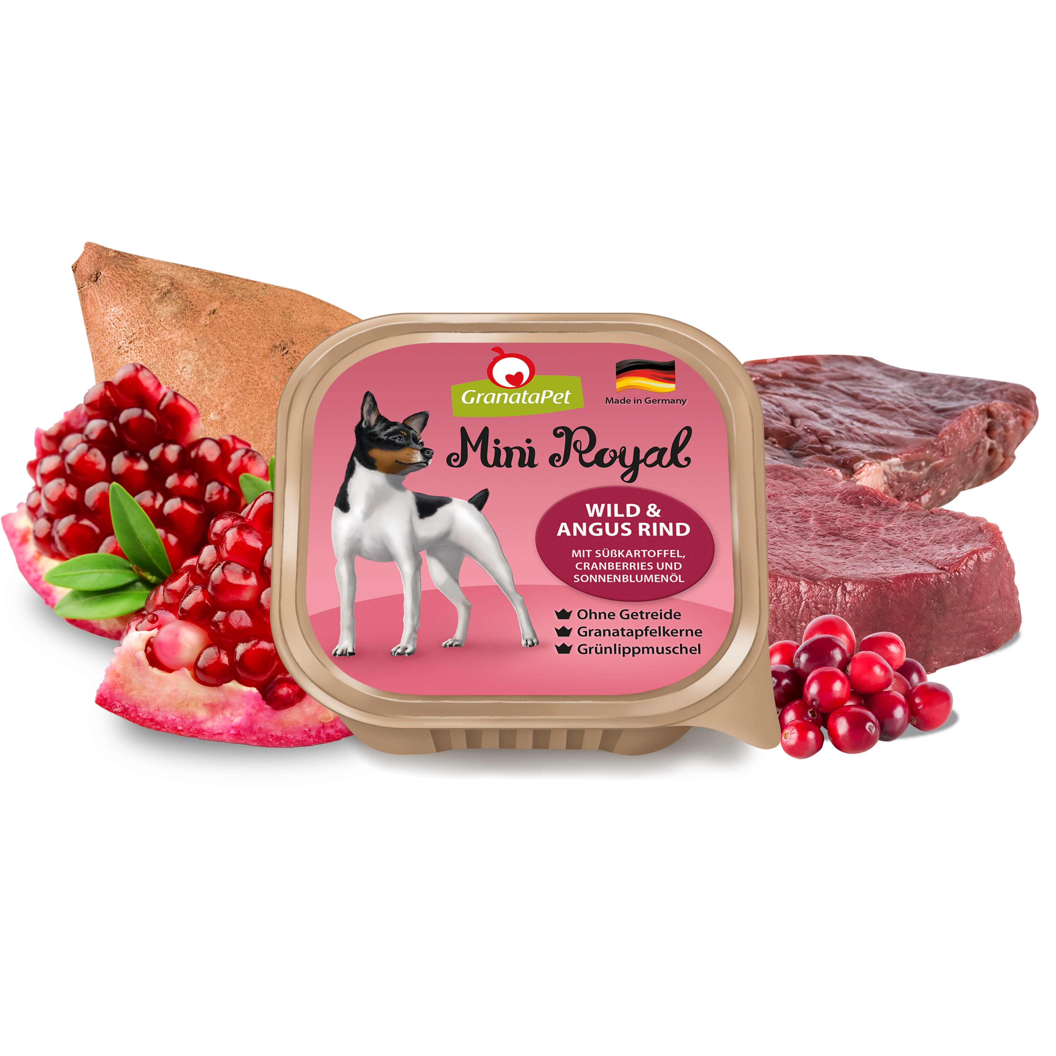 GranataPet Mini Royal Dog Wet Food - Venison & Angus Beef 150g